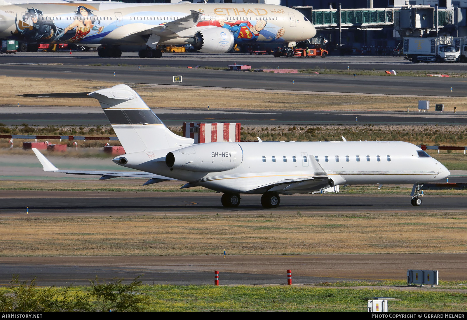 Aircraft Photo of 9H-NSV | Bombardier Global Express (BD-700-1A10) | AirHistory.net #746839
