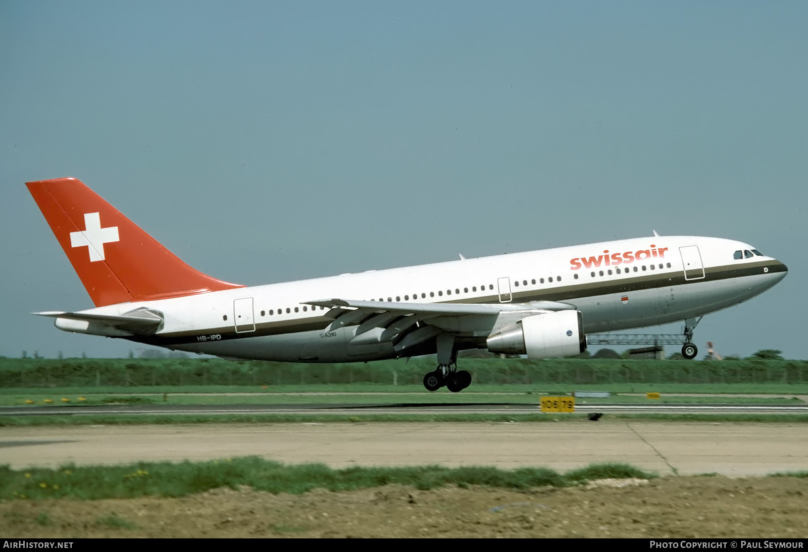 Aircraft Photo of HB-IPD | Airbus A310-221 | Swissair | AirHistory.net #746841