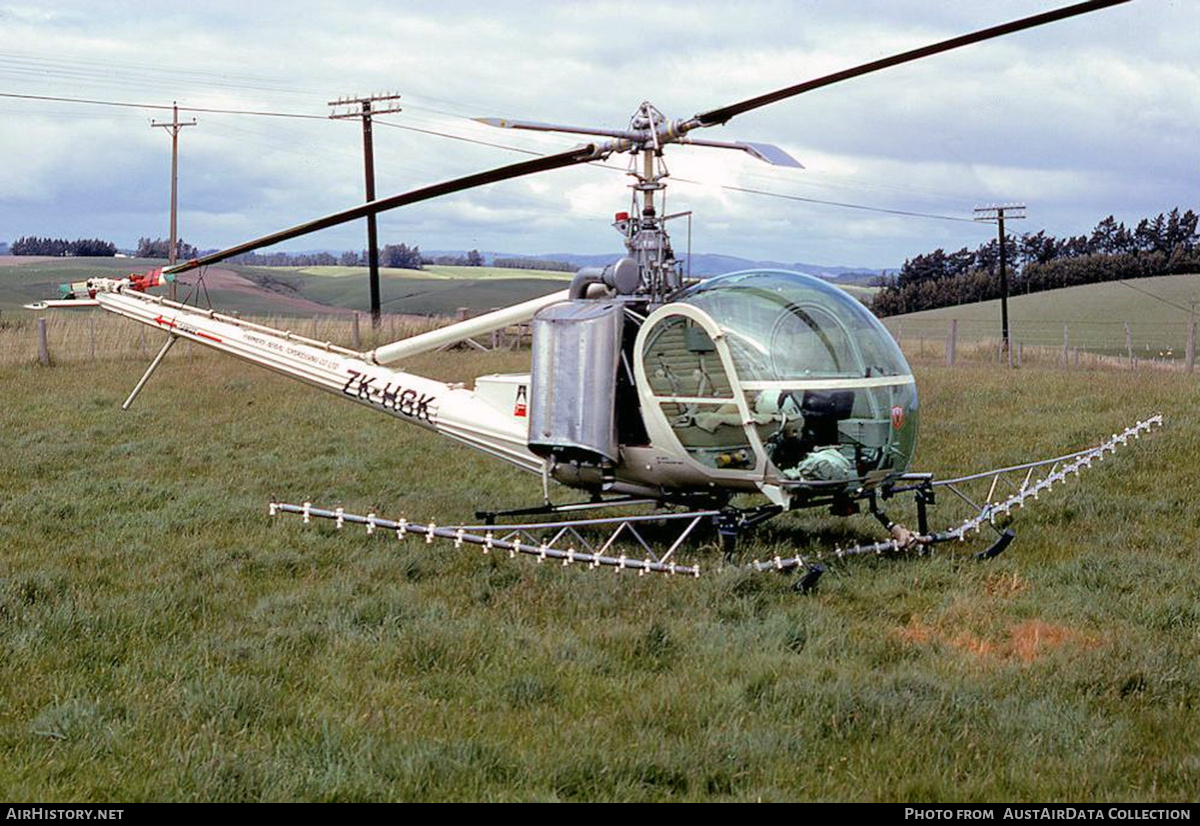 Aircraft Photo of ZK-HGK | Hiller UH-12E | James Aviation | AirHistory.net #746950