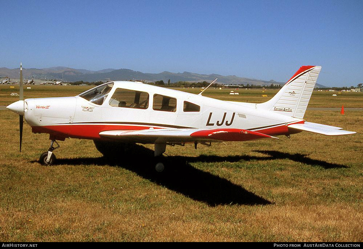 Aircraft Photo of ZK-LJJ / LJJ | Piper PA-28-161 Warrior III | Canterbury Aero Club | AirHistory.net #746966