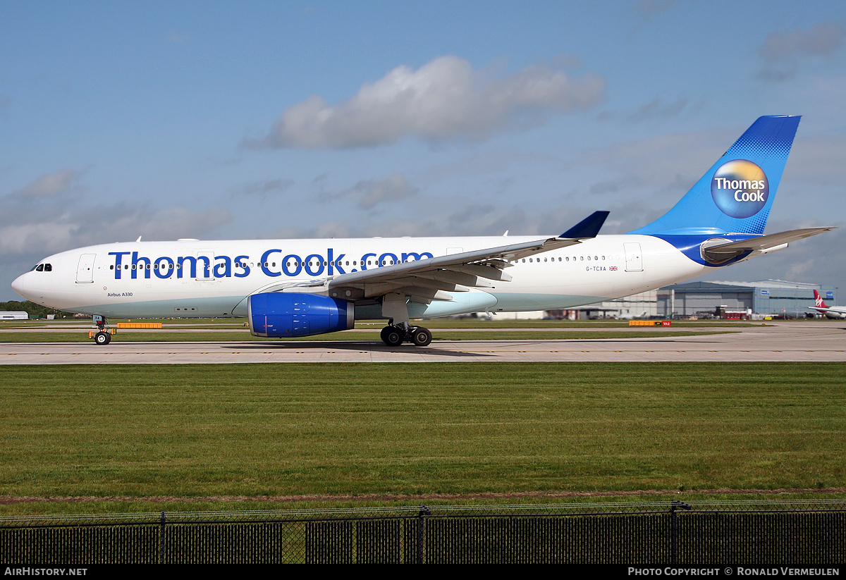 Aircraft Photo of G-TCXA | Airbus A330-243 | Thomas Cook Airlines | AirHistory.net #746970