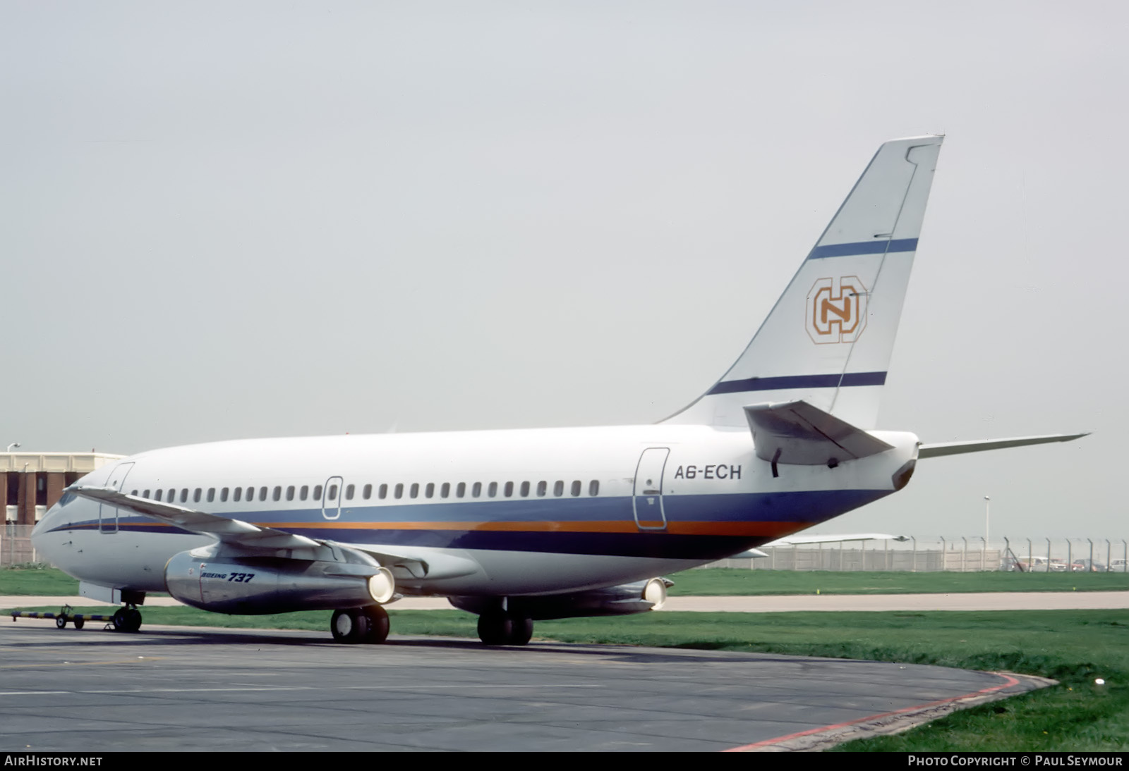Aircraft Photo of A6-ECH | Boeing 737-2W8/Adv | NOGA Import | AirHistory.net #747006