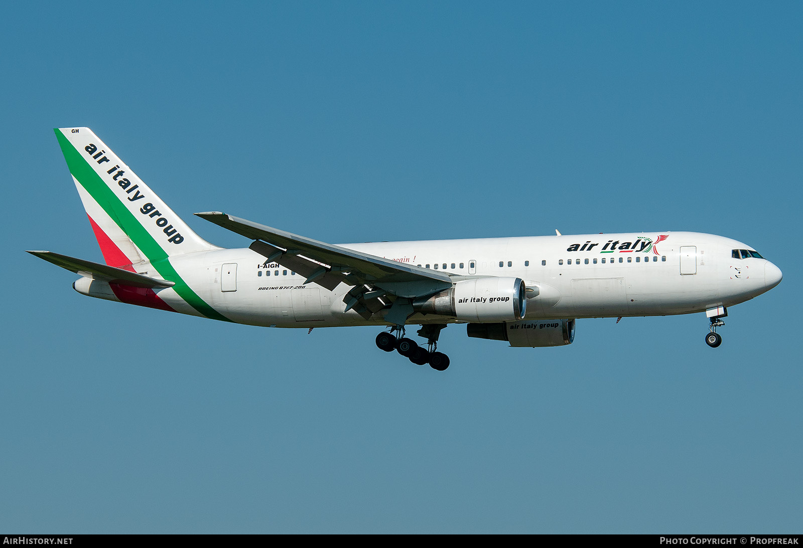 Aircraft Photo of I-AIGH | Boeing 767-23B/ER | Air Italy | AirHistory.net #747019
