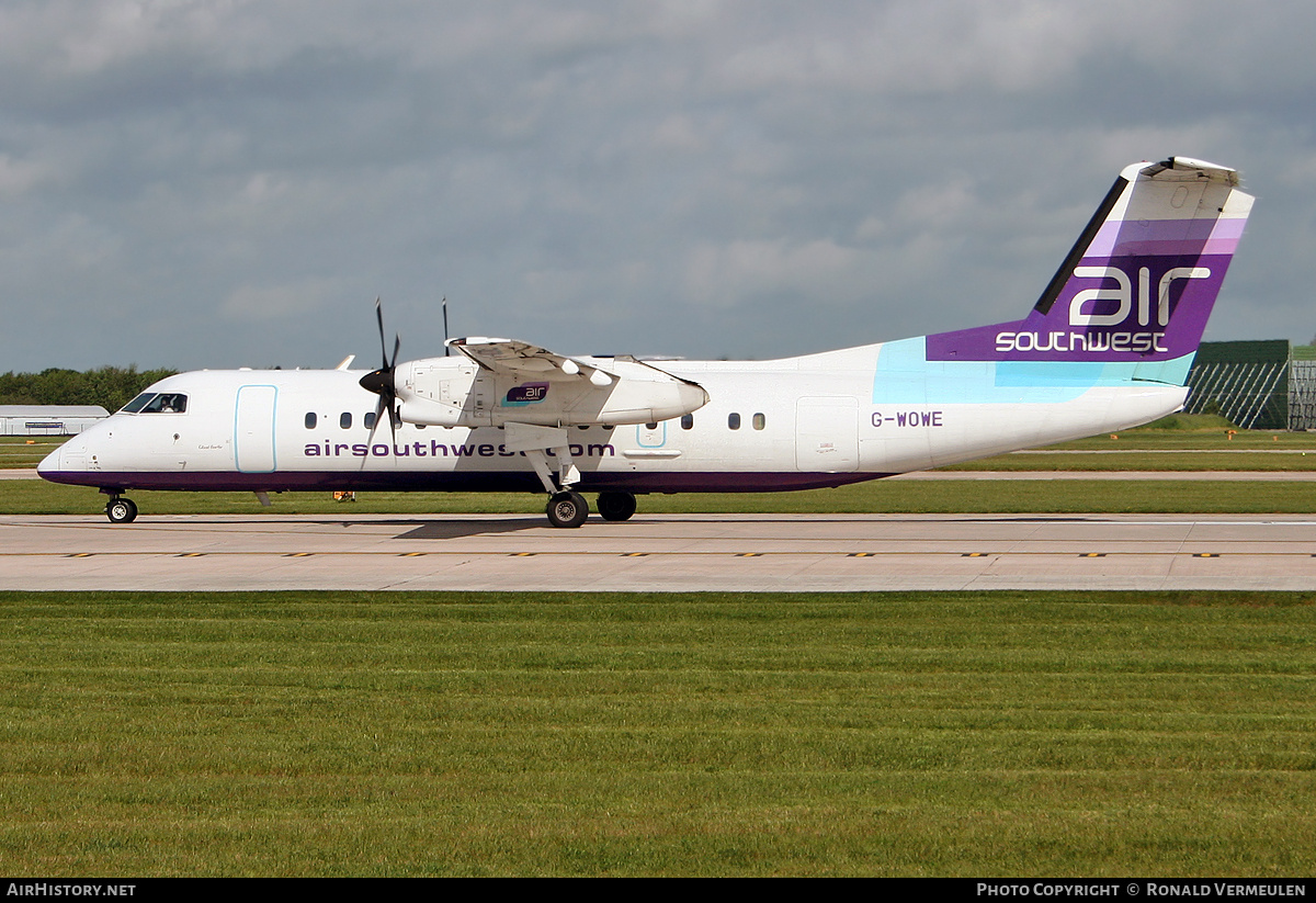 Aircraft Photo of G-WOWE | De Havilland Canada DHC-8-311 Dash 8 | Air Southwest | AirHistory.net #747030
