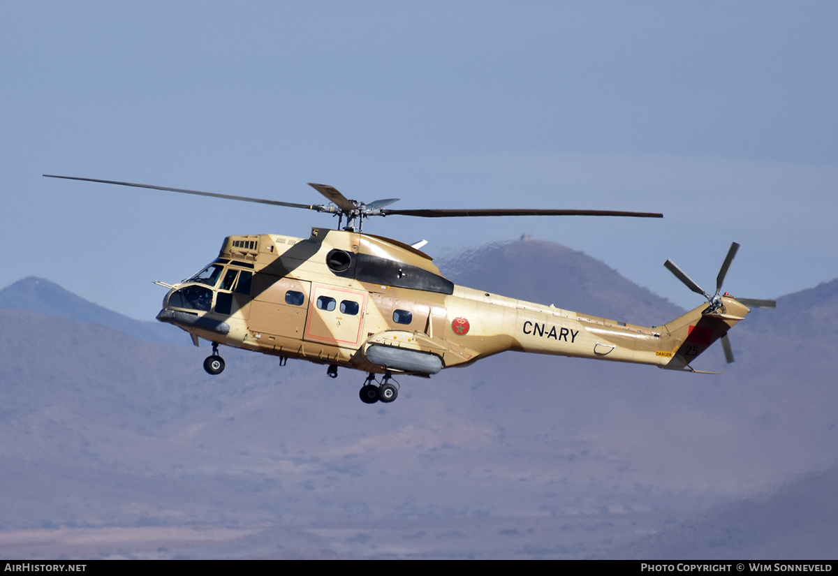 Aircraft Photo of CN-ARY | Aerospatiale SA-330L Puma | Morocco - Air Force | AirHistory.net #747056