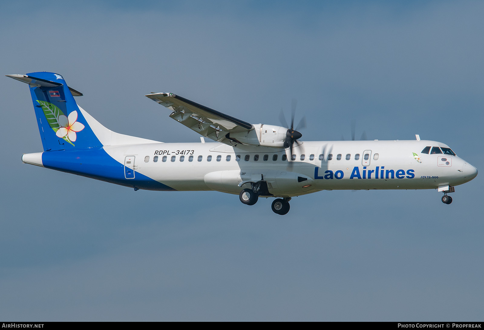 Aircraft Photo of RDPL-34173 | ATR ATR-72-500 (ATR-72-212A) | Lao Airlines | AirHistory.net #747065