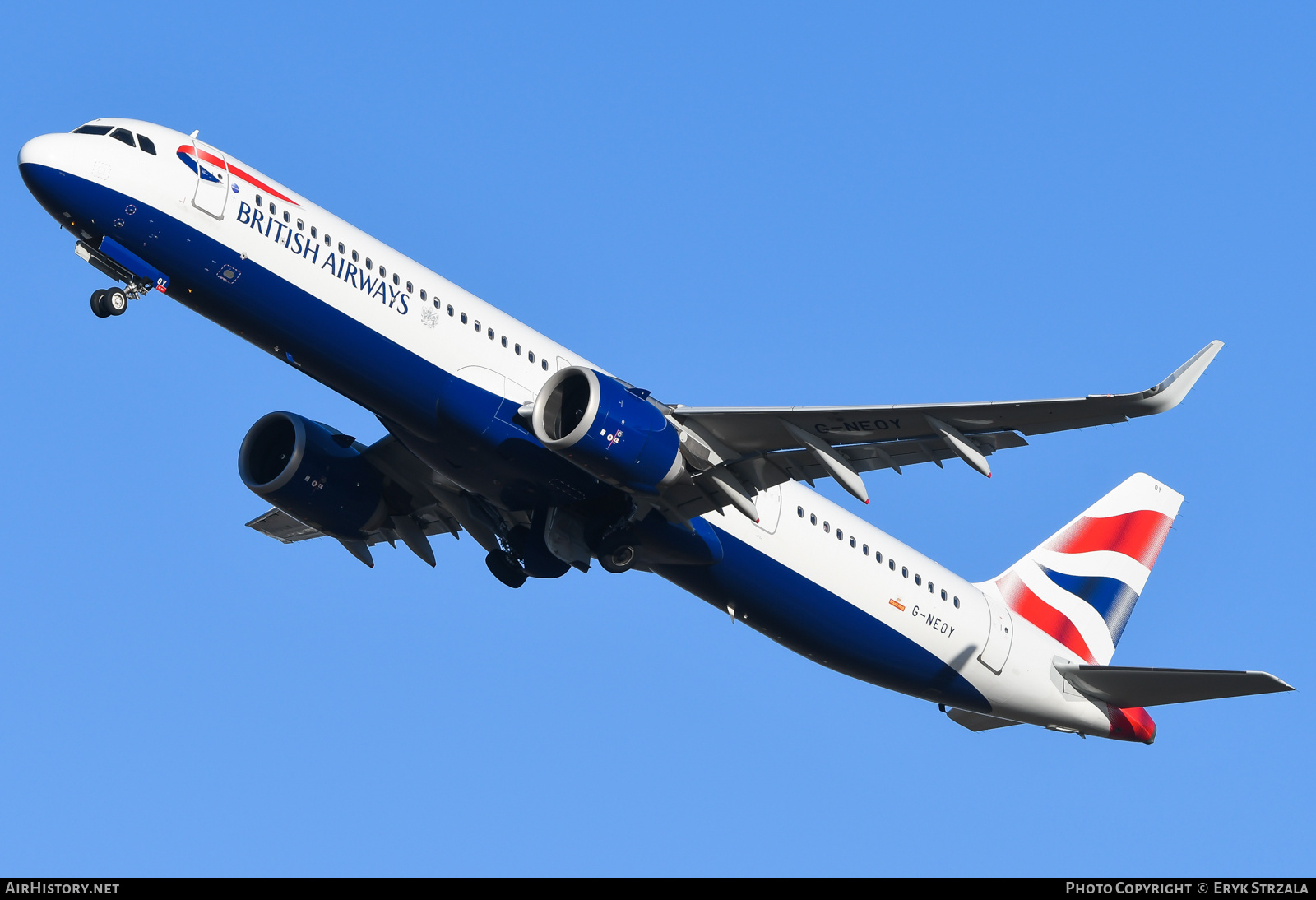 Aircraft Photo of G-NEOY | Airbus A321-251NX | British Airways | AirHistory.net #747068