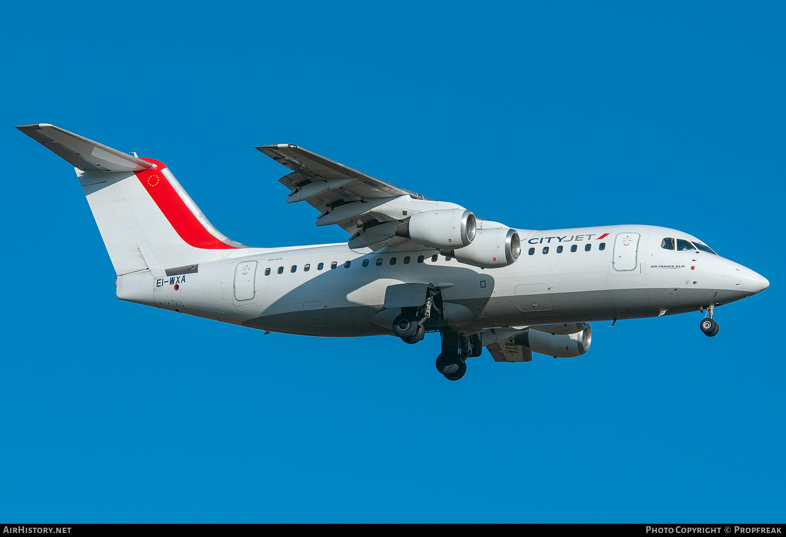 Aircraft Photo of EI-WXA | British Aerospace Avro 146-RJ85 | CityJet | AirHistory.net #747078