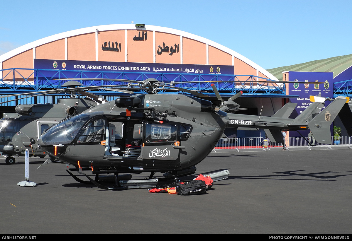 Aircraft Photo of CN-BZR | Airbus Helicopters EC-145 (BK-117 D-2) | Morocco - Gendarmerie | AirHistory.net #747083