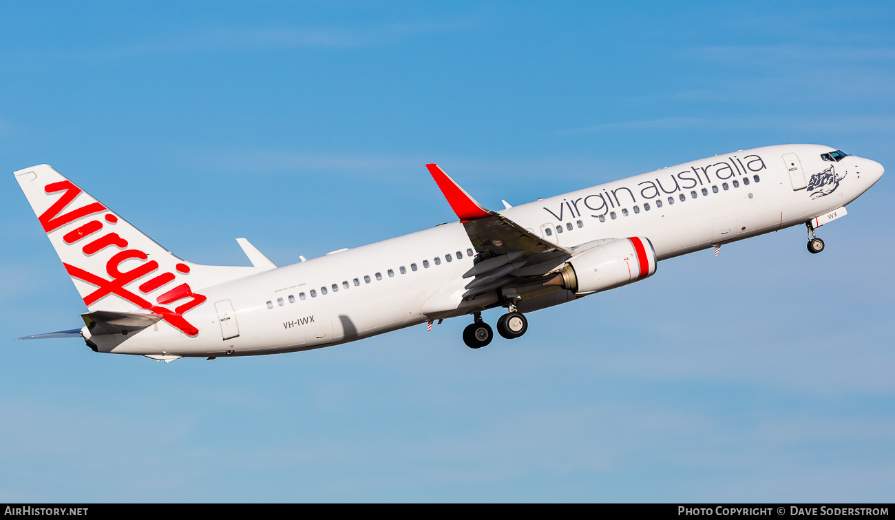 Aircraft Photo of VH-IWX | Boeing 737-8SA | Virgin Australia Airlines | AirHistory.net #747109