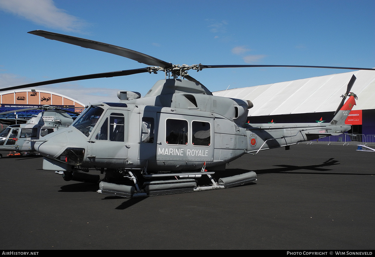 Aircraft Photo of 122 | Bell 412EPI | Morocco - Navy | AirHistory.net #747115