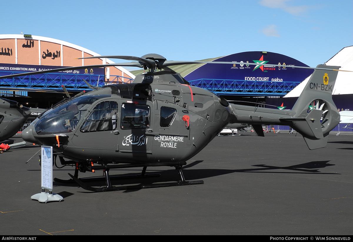 Aircraft Photo of CN-BZK | Eurocopter EC-135T-2+ | Morocco - Gendarmerie | AirHistory.net #747122