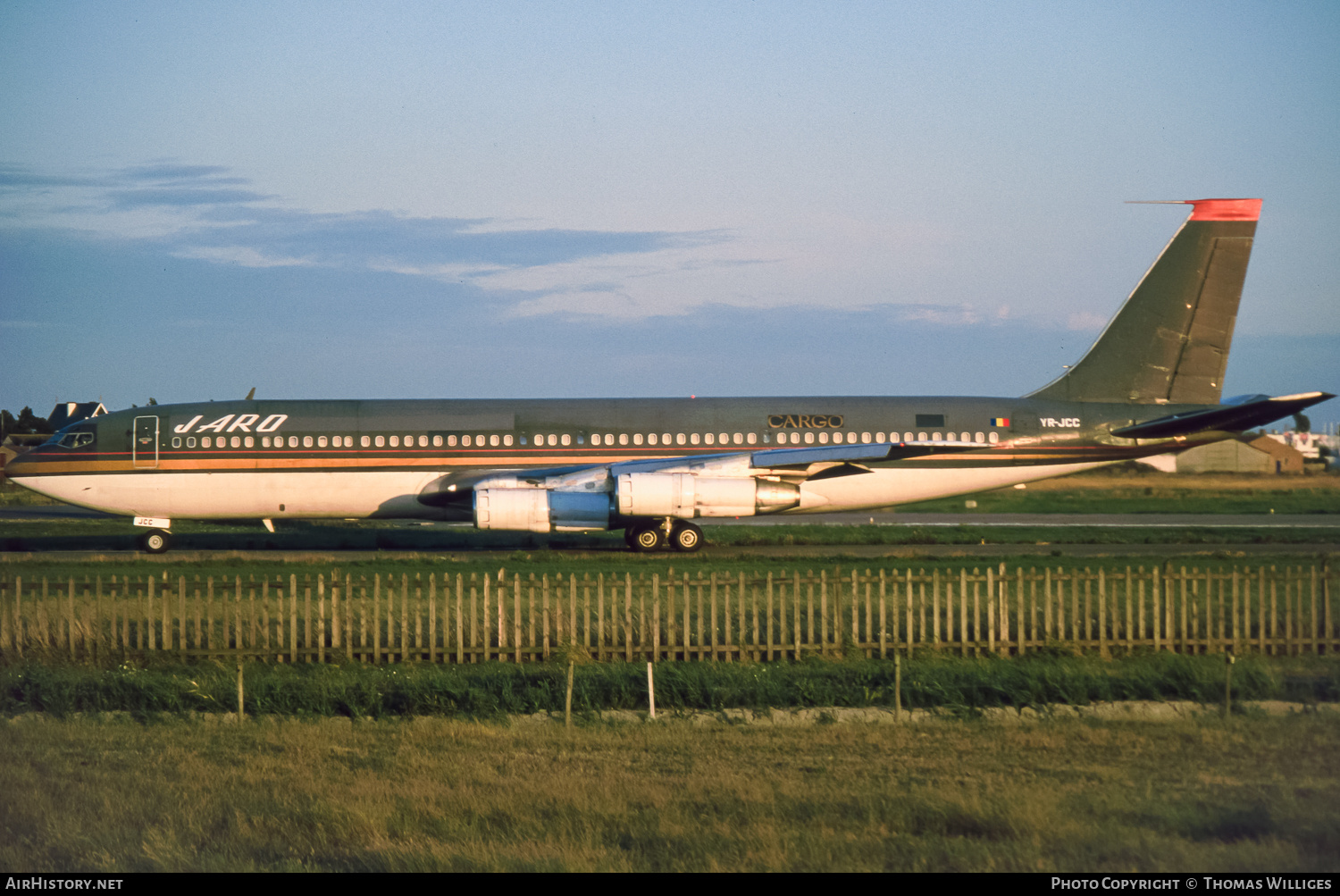 Aircraft Photo of YR-JCC | Boeing 707-384C | Jaro International | AirHistory.net #747134