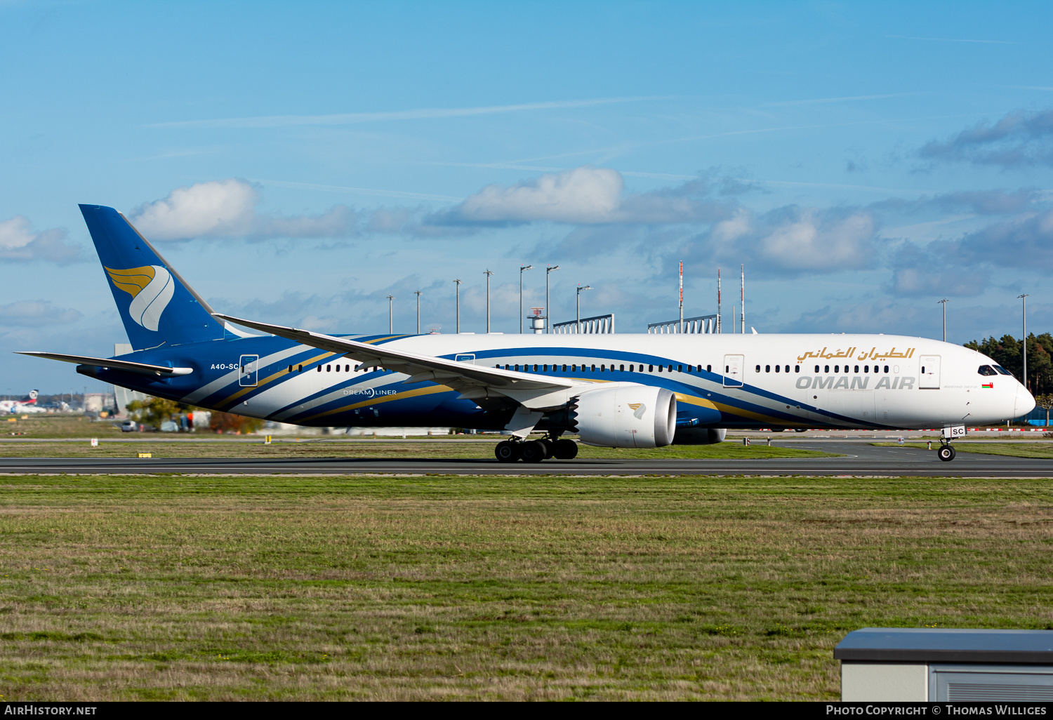 Aircraft Photo of A4O-SC | Boeing 787-9 Dreamliner | Oman Air | AirHistory.net #747135