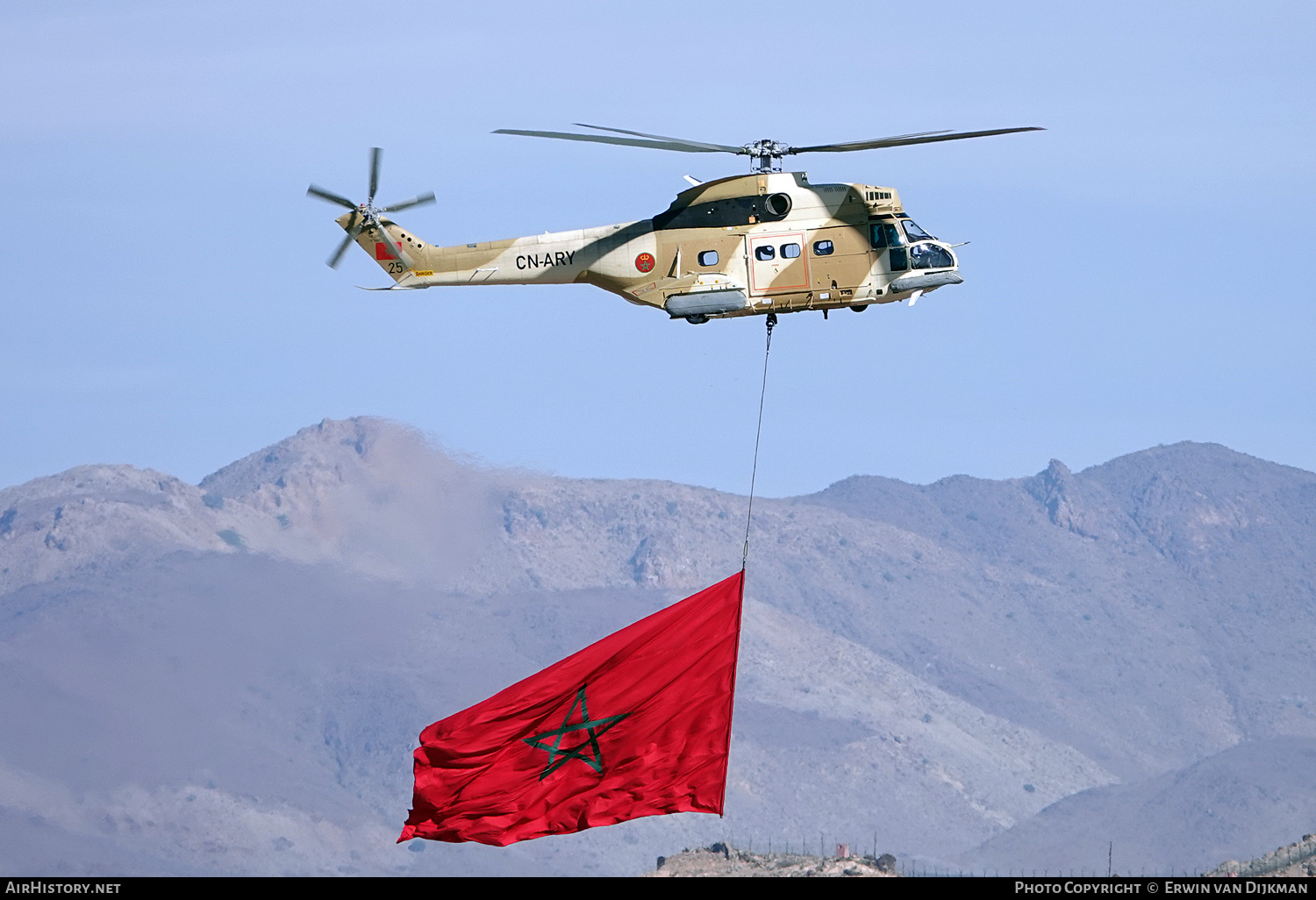 Aircraft Photo of CN-ARY | Aerospatiale SA-330L Puma | Morocco - Air Force | AirHistory.net #747151