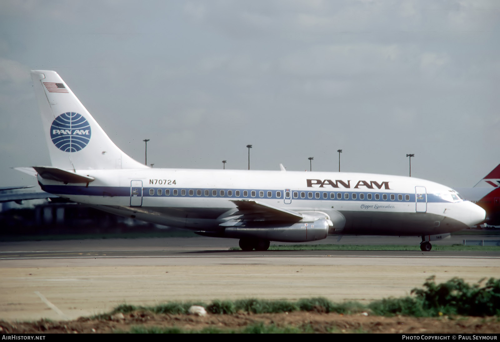 Aircraft Photo of N70724 | Boeing 737-297/Adv | Pan American World Airways - Pan Am | AirHistory.net #747168