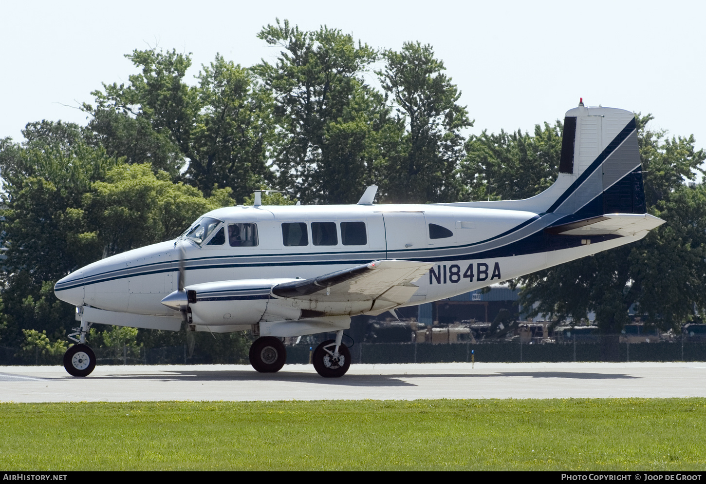 Aircraft Photo of N184BA | Beech L-23F Seminole (65) | AirHistory.net #747248