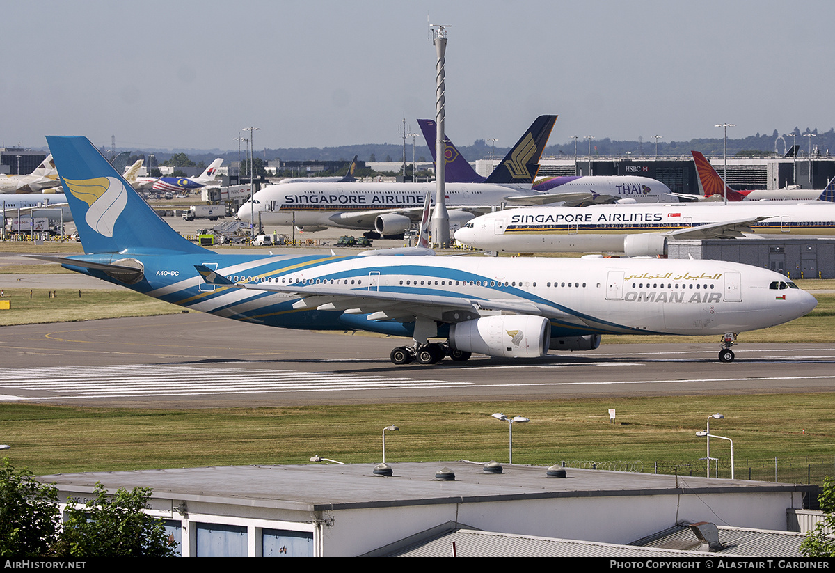 Aircraft Photo of A4O-DC | Airbus A330-243 | Oman Air | AirHistory.net #747250