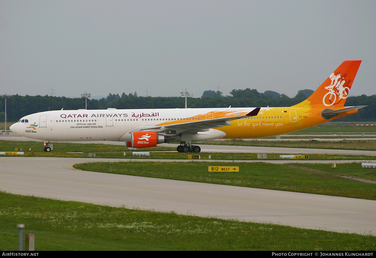 Aircraft Photo of A7-AED | Airbus A330-302 | Qatar Airways | AirHistory.net #747260