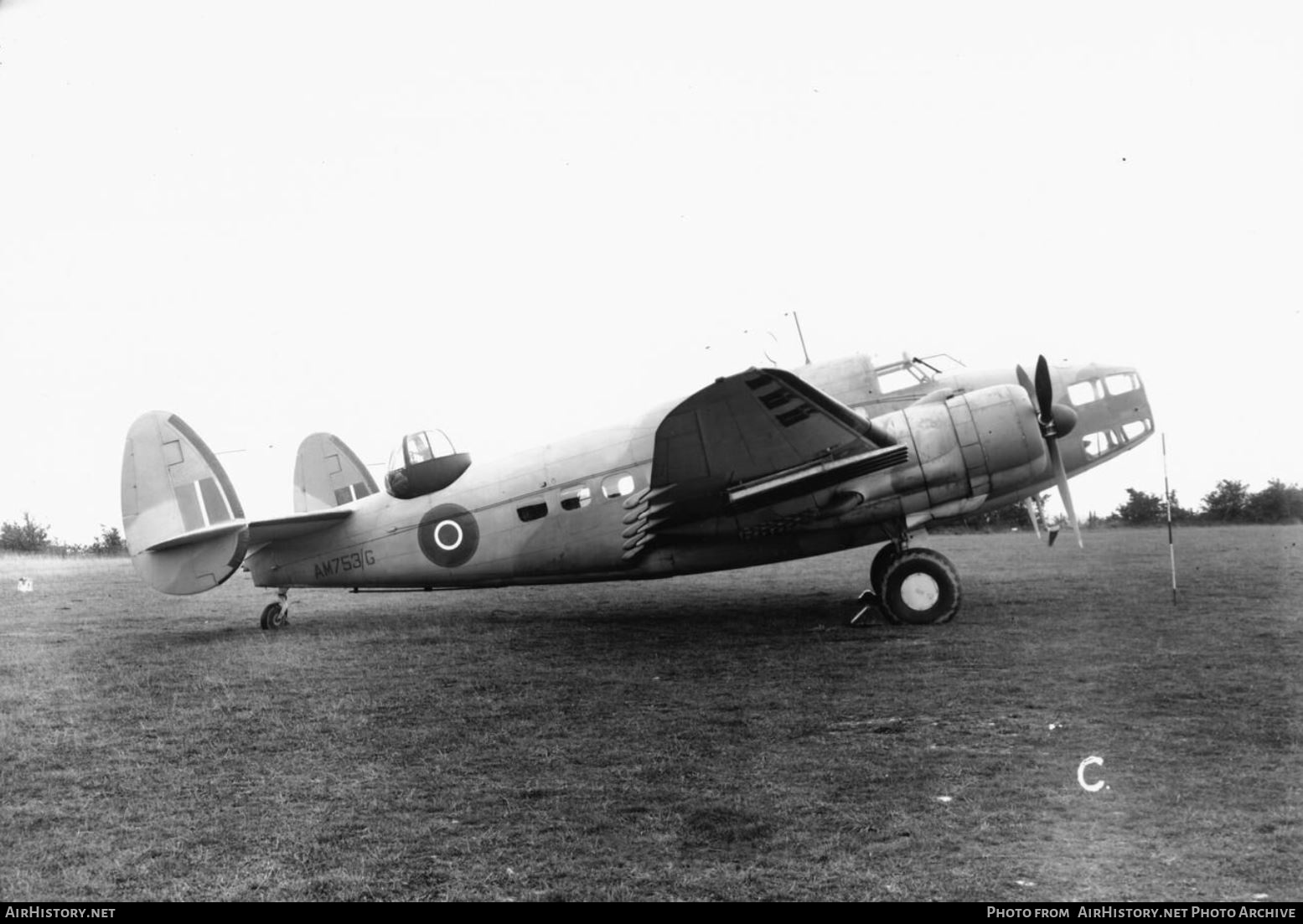 Aircraft Photo of AM753/G | Lockheed 414 Hudson Mk.V | UK - Air Force | AirHistory.net #747289