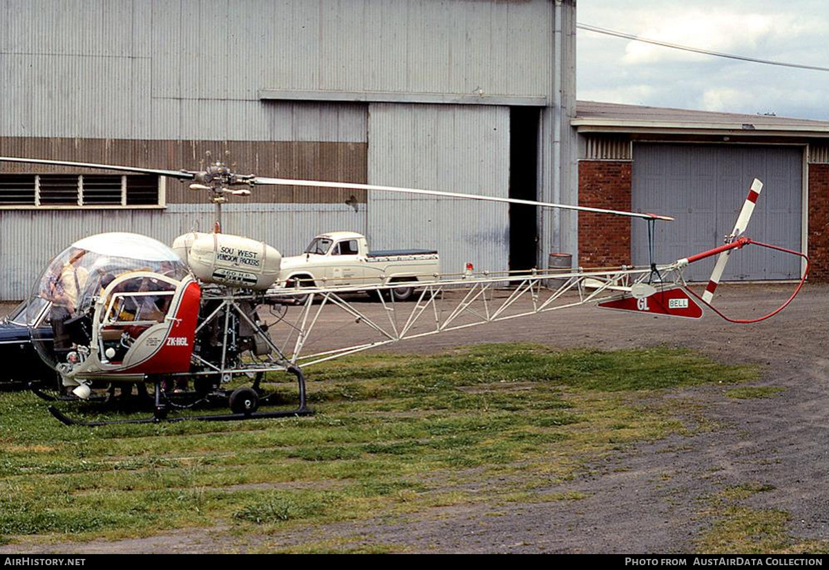 Aircraft Photo of ZK-HGL | Bell 47G-5A | Sou West Venison Packers | AirHistory.net #747291
