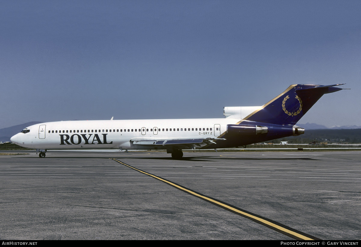 Aircraft Photo of C-GRYZ | Boeing 727-277/Adv | Royal Airlines | AirHistory.net #747324
