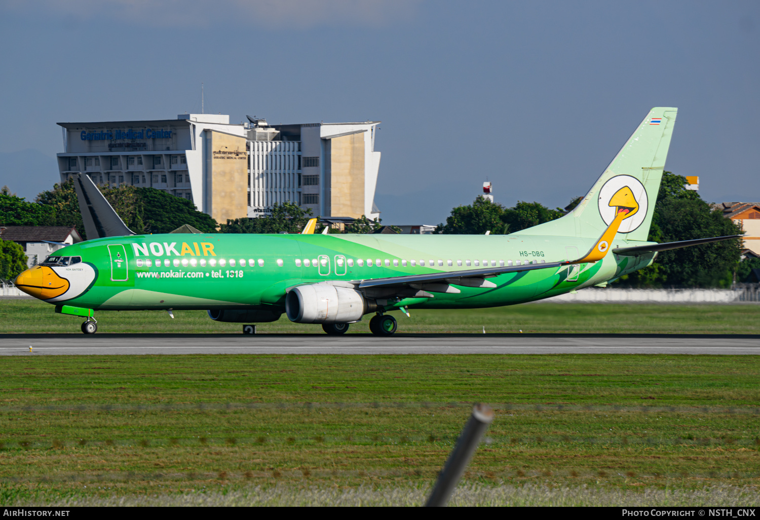 Aircraft Photo of HS-DBG | Boeing 737-8FH | Nok Air | AirHistory.net #747333