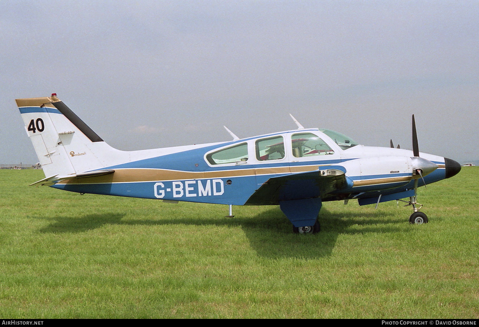 Aircraft Photo of G-BEMD | Beech 95-B55 Baron | AirHistory.net #747394