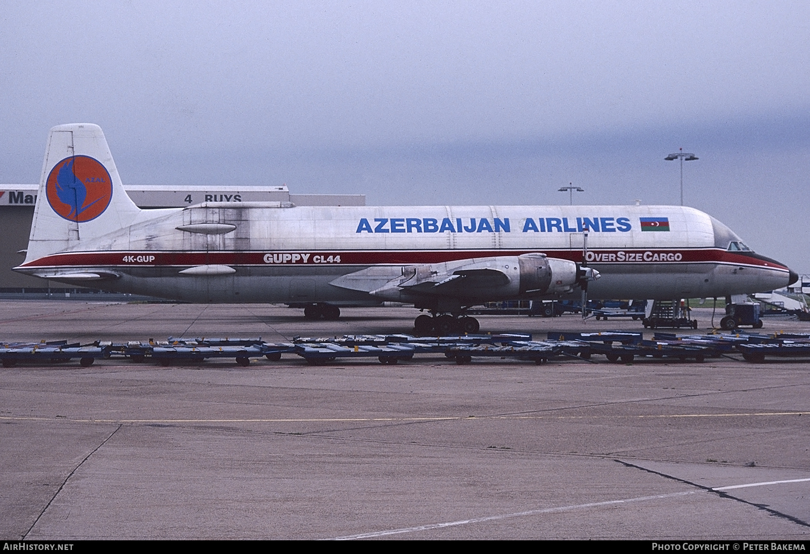 Aircraft Photo of 4K-GUP | Conroy CL-44-O Guppy | Azerbaijan Airlines - AZAL - AHY | AirHistory.net #747405