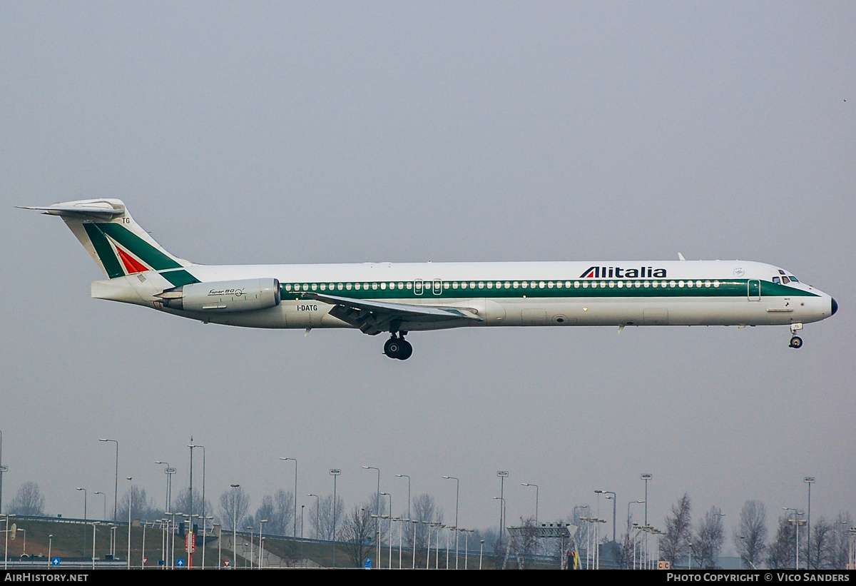 Aircraft Photo of I-DATG | McDonnell Douglas MD-82 (DC-9-82) | Alitalia | AirHistory.net #747423