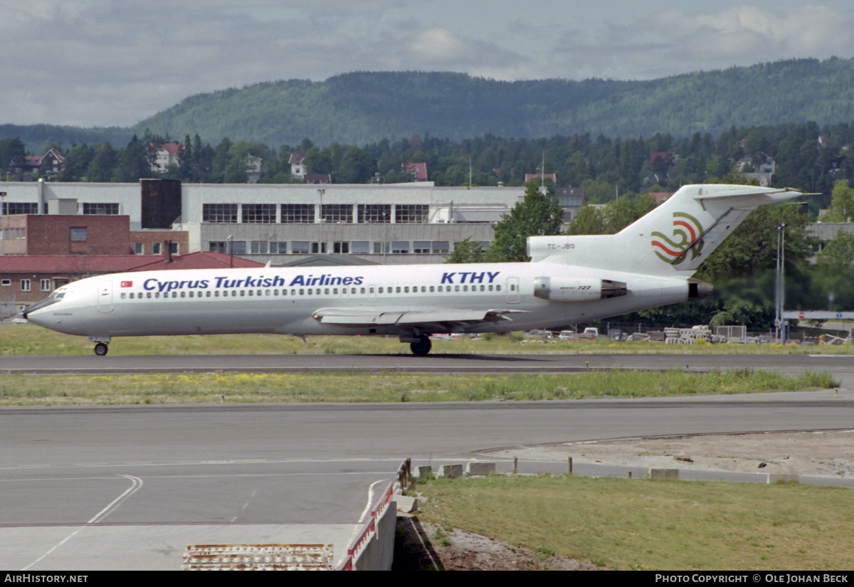 Aircraft Photo of TC-JBG | Boeing 727-2F2/Adv | KTHY Kibris Türk Hava Yollari - Cyprus Turkish Airlines | AirHistory.net #747435