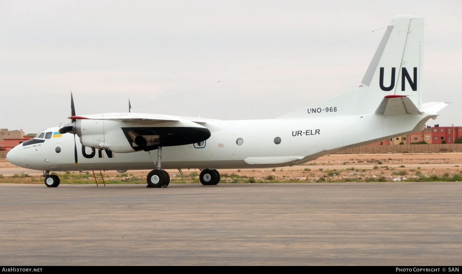 Aircraft Photo of UR-ELR / UNO-968 | Antonov An-26B-100 | United Nations | AirHistory.net #747474