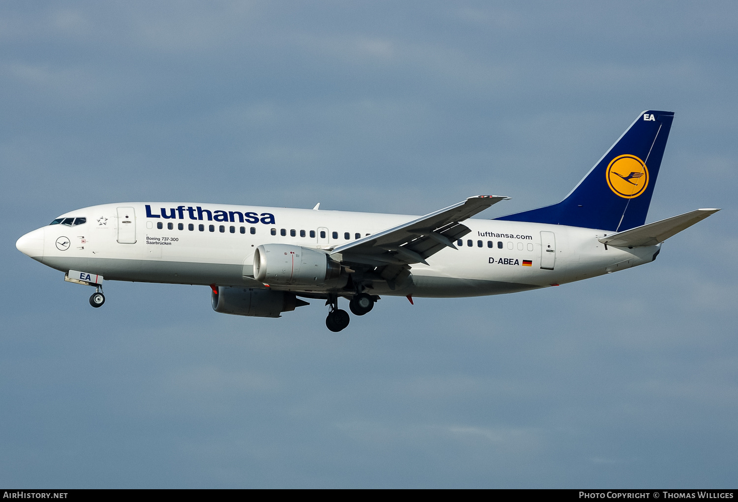 Aircraft Photo of D-ABEA | Boeing 737-330 | Lufthansa | AirHistory.net #747484