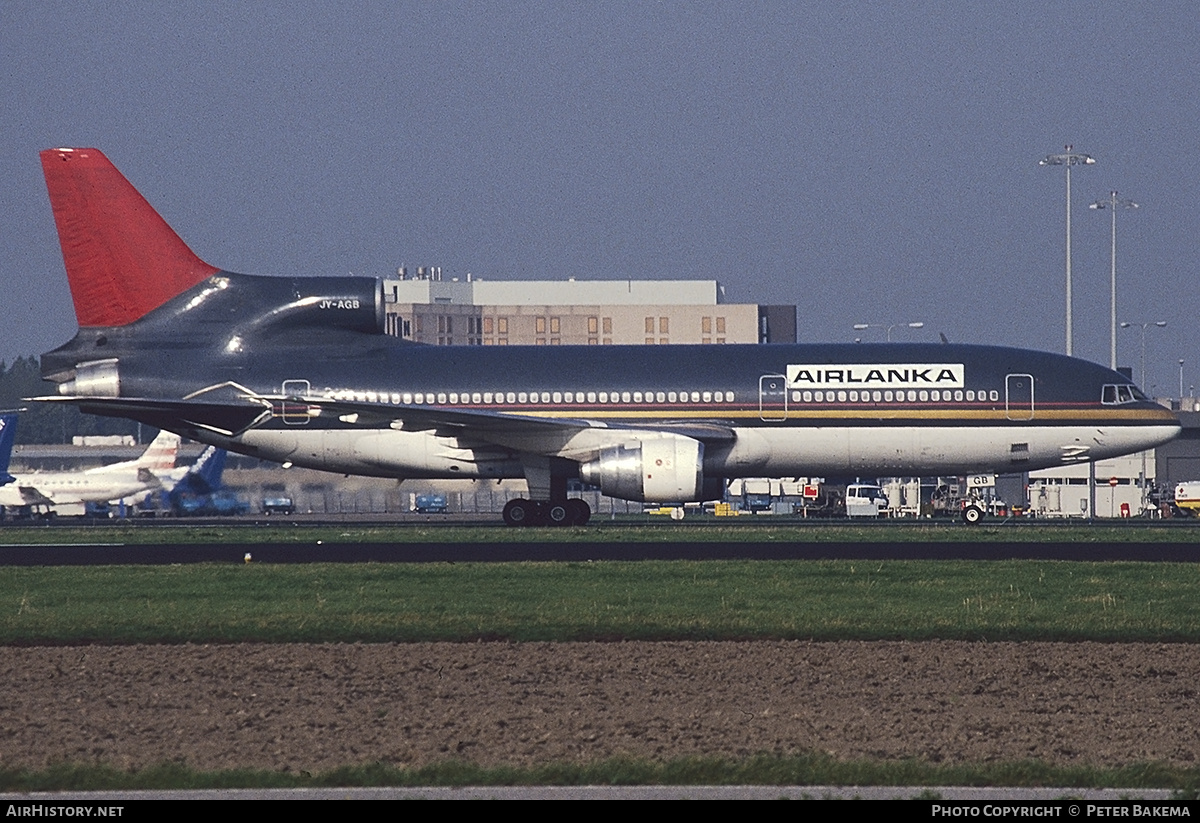 Aircraft Photo of JY-AGB | Lockheed L-1011-385-3 TriStar 500 | AirLanka | AirHistory.net #747497