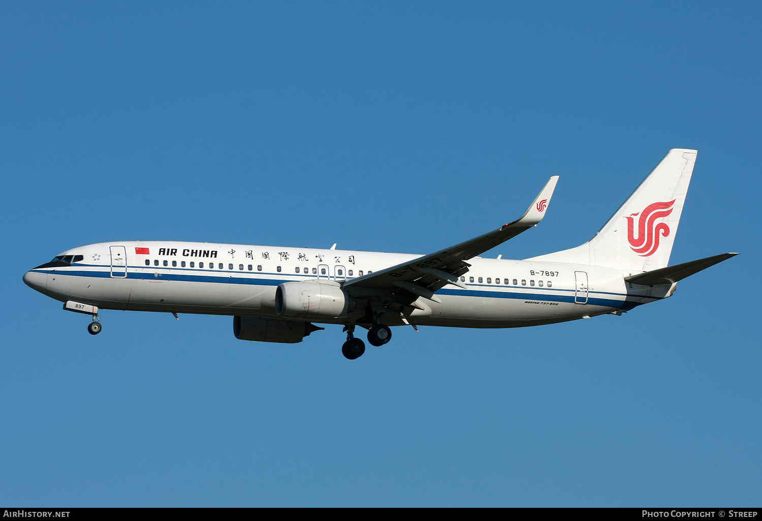 Aircraft Photo of B-7897 | Boeing 737-800 | Air China | AirHistory.net #747498