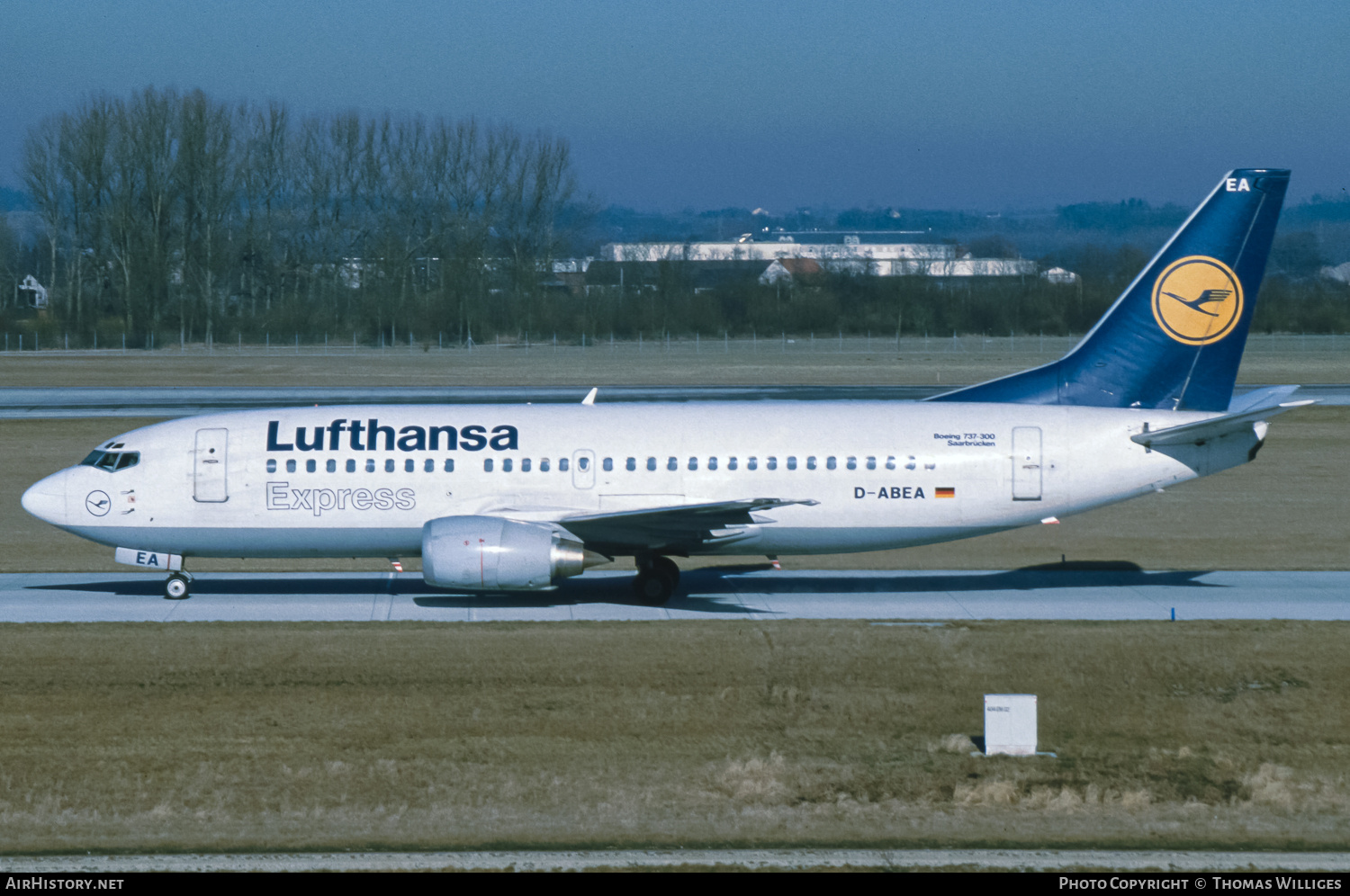 Aircraft Photo of D-ABEA | Boeing 737-330 | Lufthansa Express | AirHistory.net #747506