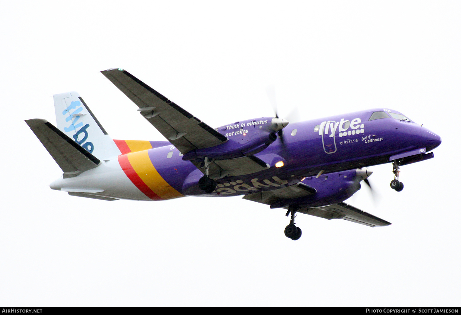Aircraft Photo of G-LGNK | Saab 340B | Flybe | AirHistory.net #747515