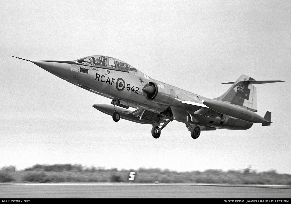 Aircraft Photo of 12642 | Lockheed CF-104D Starfighter Mk.1 | Canada - Air Force | AirHistory.net #747519