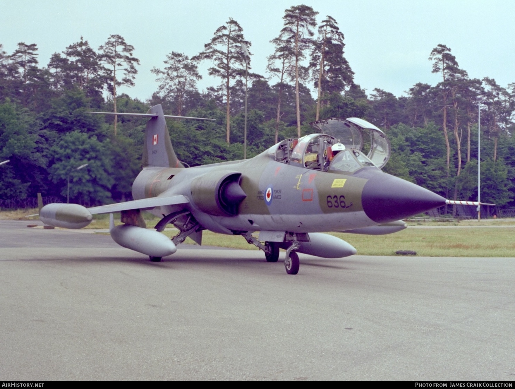 Aircraft Photo of 104636 | Lockheed CF-104D Starfighter Mk.1 | Canada - Air Force | AirHistory.net #747544