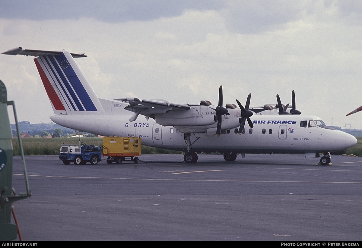 Aircraft Photo of G-BRYA | De Havilland Canada DHC-7-110 Dash 7 | Air France | AirHistory.net #747574