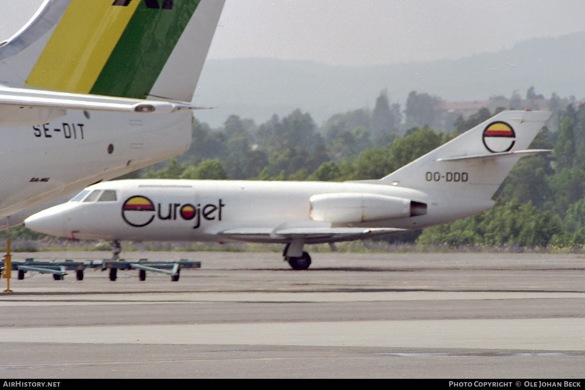 Aircraft Photo of OO-DDD | Dassault Falcon 20C | Eurojet International | AirHistory.net #747577