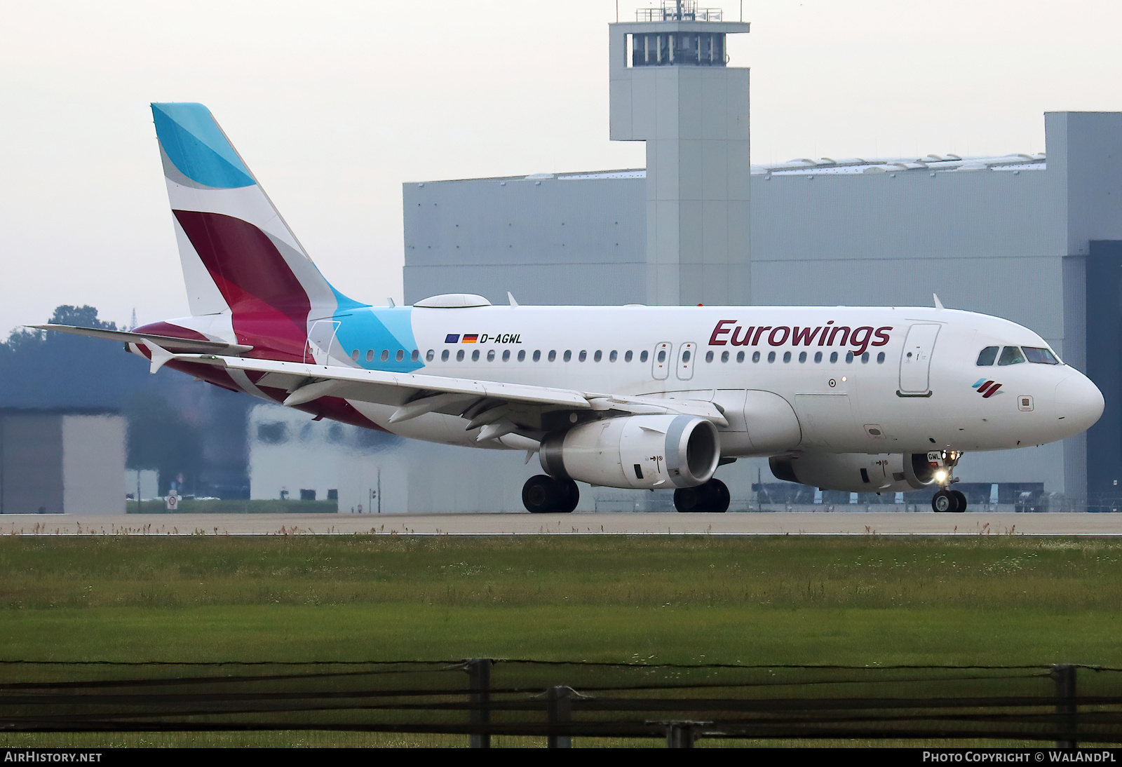 Aircraft Photo of D-AGWL | Airbus A319-132 | Eurowings | AirHistory.net #747579