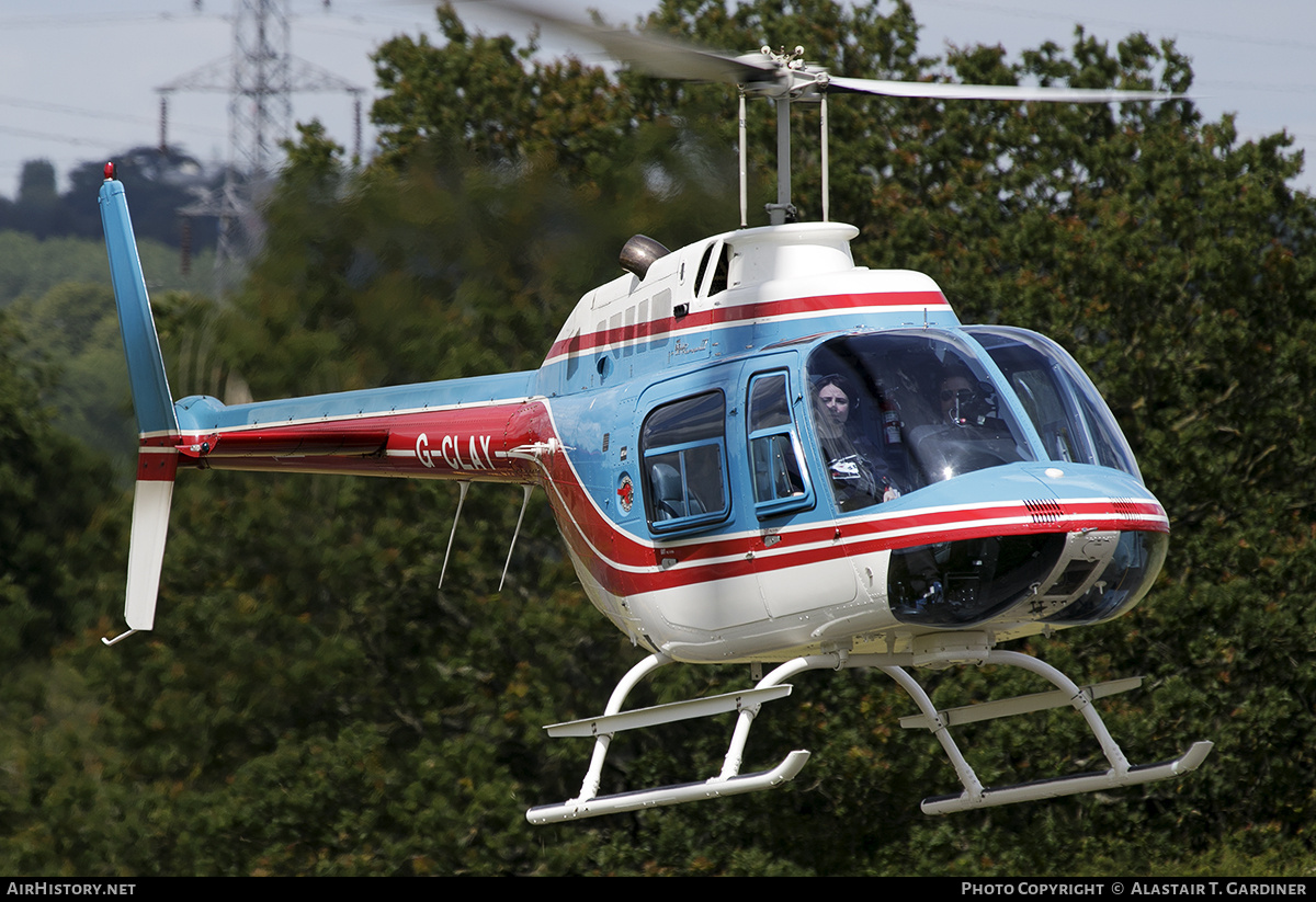 Aircraft Photo of G-CLAY | Bell 206B-3 JetRanger III | AirHistory.net #747613