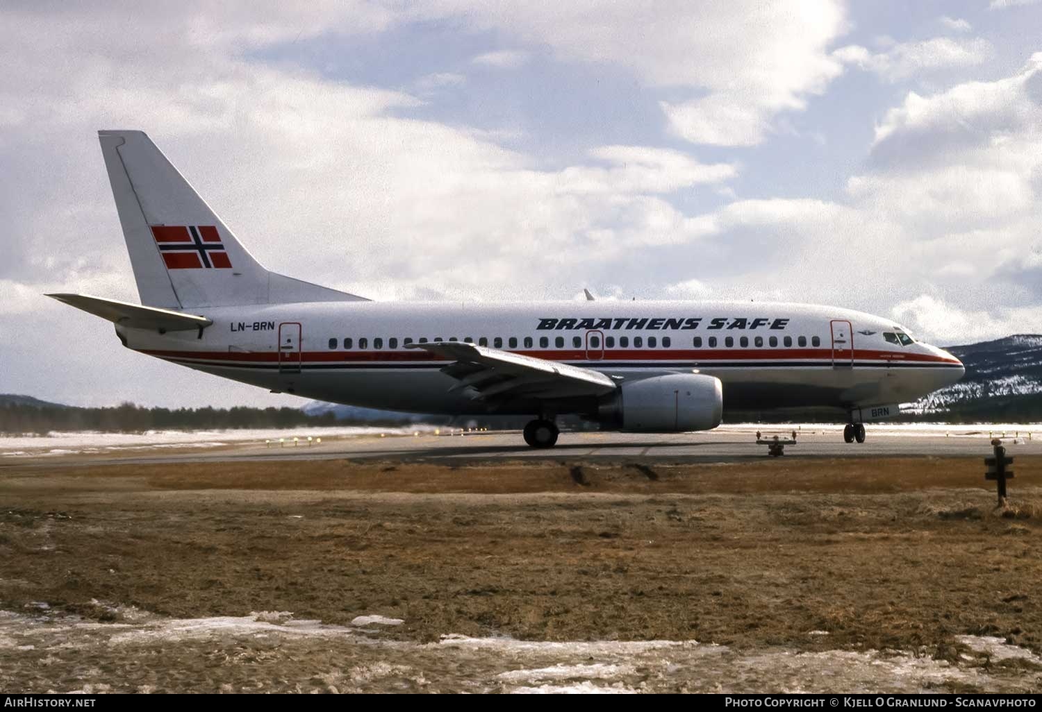 Aircraft Photo of LN-BRN | Boeing 737-505 | Braathens SAFE | AirHistory.net #747630