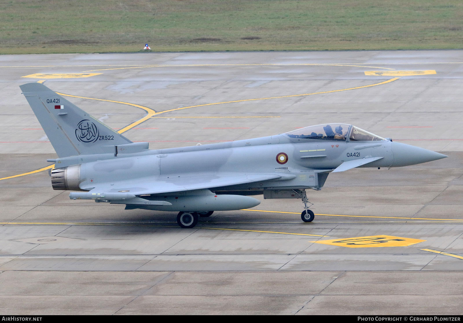 Aircraft Photo of QA421 / ZR522 | Eurofighter EF-2000 Typhoon | Qatar - Air Force | AirHistory.net #747636