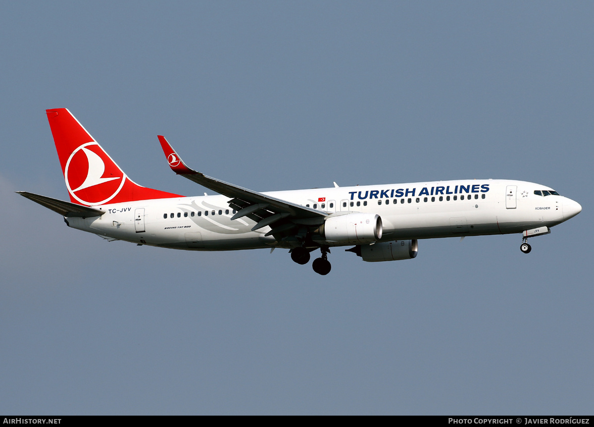 Aircraft Photo of TC-JVV | Boeing 737-8F2 | Turkish Airlines | AirHistory.net #747642