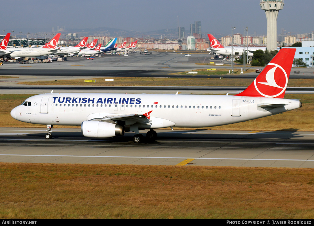Aircraft Photo of TC-JUG | Airbus A320-232 | Turkish Airlines | AirHistory.net #747643