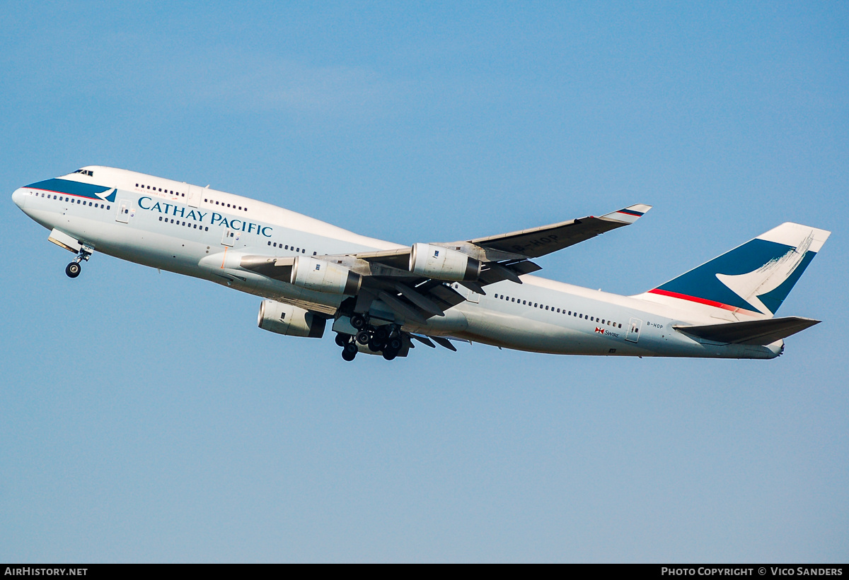 Aircraft Photo of B-HOP | Boeing 747-467 | Cathay Pacific Airways | AirHistory.net #747666