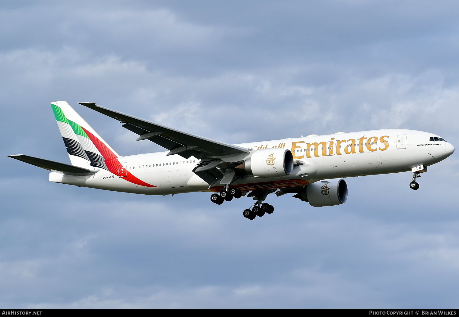 Aircraft Photo of A6-ALN | Boeing 777-2AN/ER | Emirates | AirHistory.net #747667
