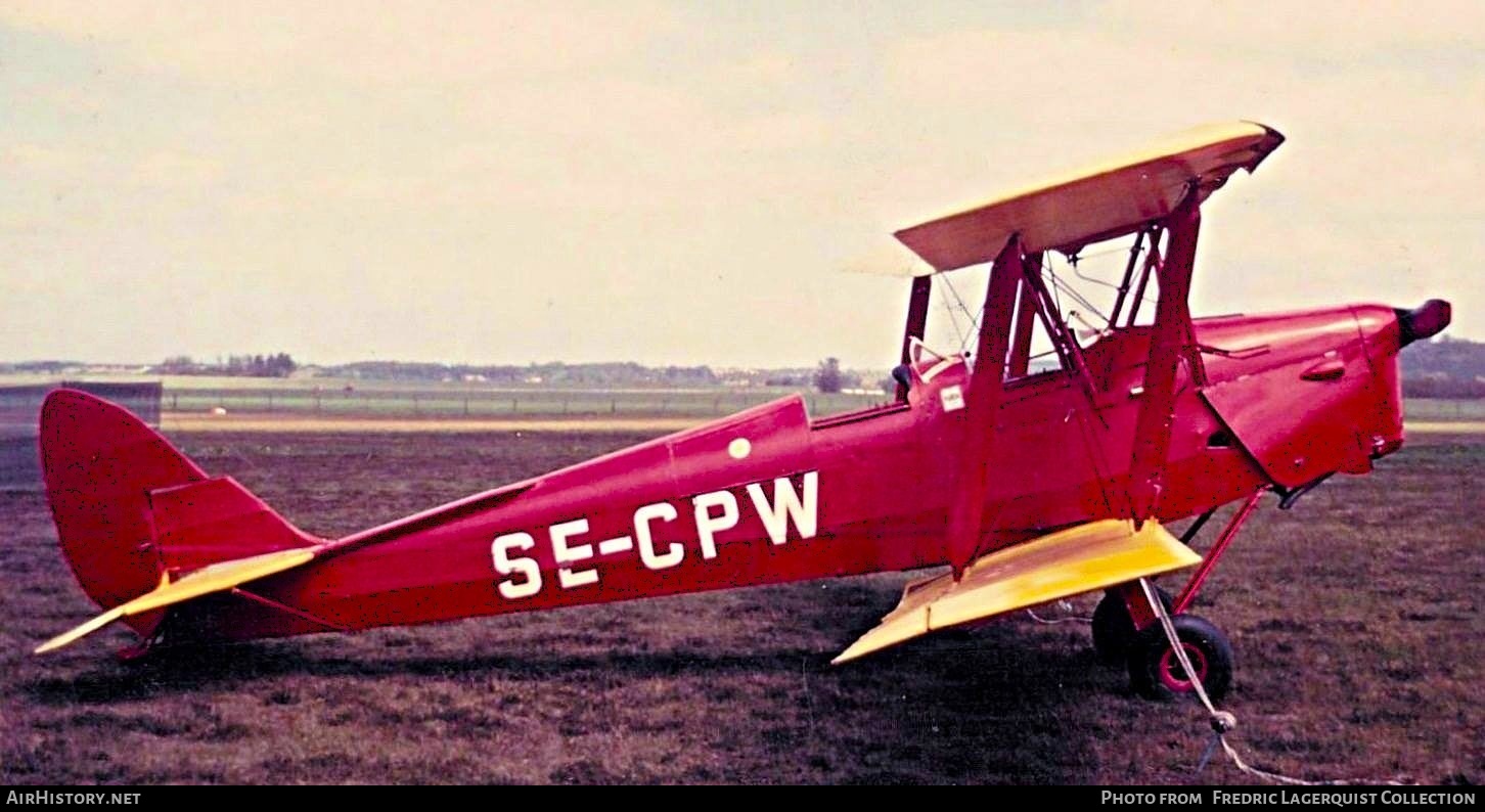 Aircraft Photo of SE-CPW | De Havilland D.H. 82A Tiger Moth | AirHistory.net #747671